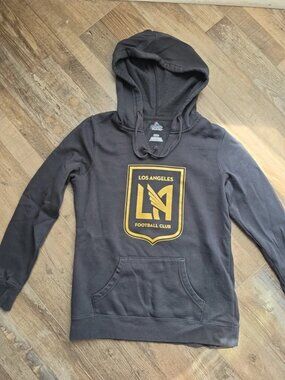 LAFC women's black and gold hoodie S New soccer game day
